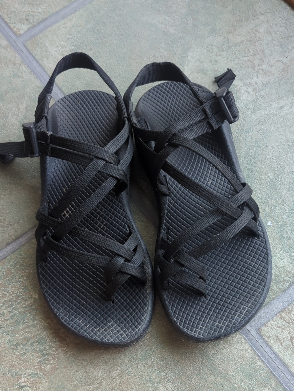 Chaco Women's Black Strappy Sport Sandals